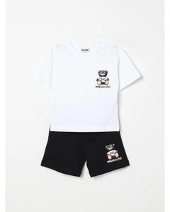 Moschino Teddy Bear TShirt Shorts Set Kids White Clothing - Picture 1 of 12