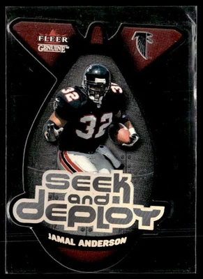 L64,504 -  2001 Fleer Genuine Seek and Deploy #12 Jamal Anderson - Image 1 of 2