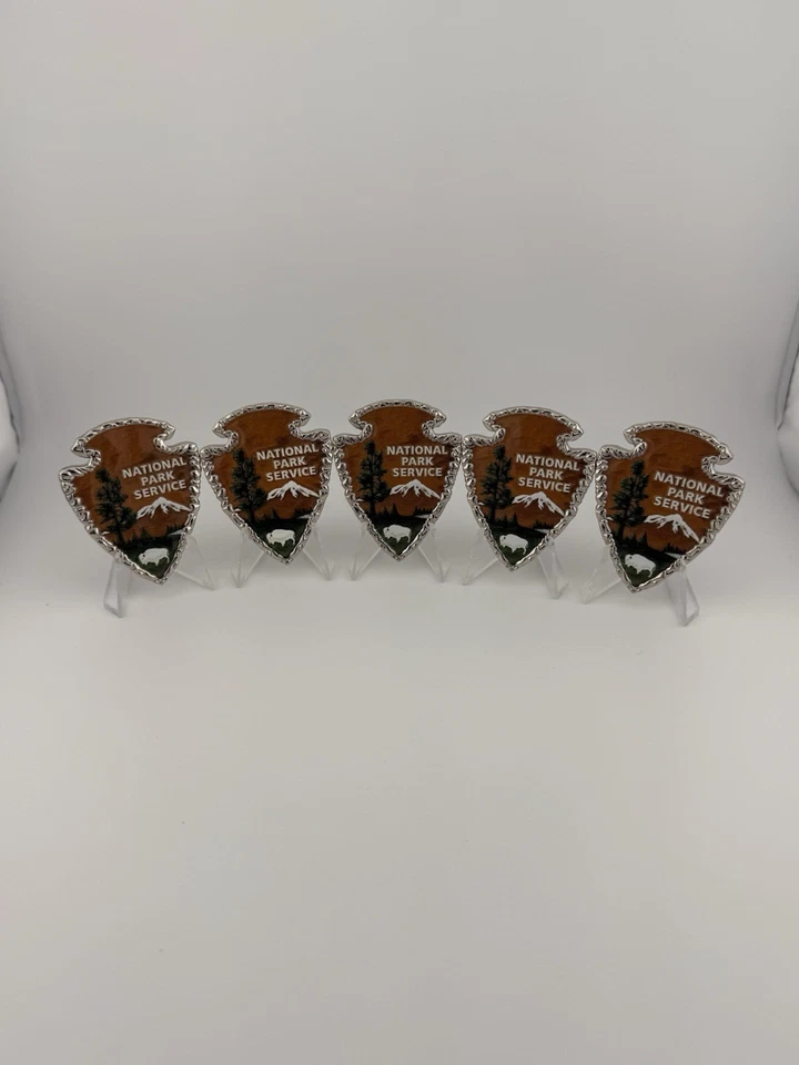 National Park Service Bigfoot Series Full Set! Nickel Plating!! Challenge Coins! - Image 1 of 2