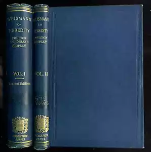 August WEISMANN ESSAYS UPON HEREDITY And Kindred Biological Problems 1891 2VOLs - Picture 1 of 3