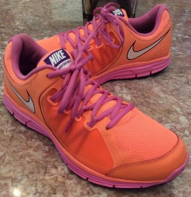 Zapatos para correr Nike Lunar Forever 3 para mujer naranja/rosa talla 10, 631426-800 usados en excelente estado Foto 1 de 4