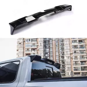 Piezas de alerón de techo de ala de ventana trasera aptas para Dodge RAM 1500 2019-2024 negro - Imagen 1 de 11