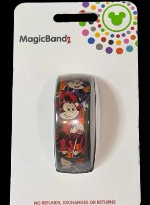 NUEVO CON ETIQUETAS Magic Band 2 Disney Halloween MNSSHP Mickey Minnie Goofy Donald MagicBand Foto 1 de 4