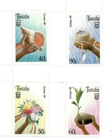 FULL SHEETS Tuvalu 1989 SC 529-32 - Christmas - 4 Sheets of 40 - MNH Cover