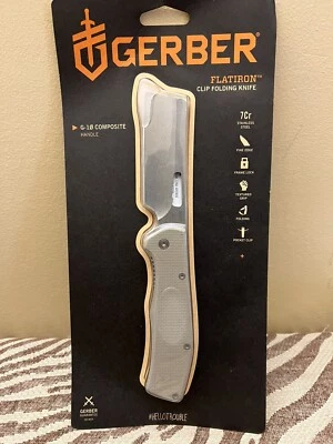 NOVA FACA DOBRÁVEL GERBER FLATIRON DESERTO BRONZEADO 31003476 - Imagem 1 de 2