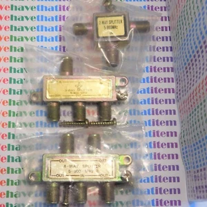 SPLITTER KIT / 1 PIECE EACH 2 WAY, 3 WAY, 4 WAY / 5-900Mhz / 3 PIECES (qzty) - Picture 1 of 4