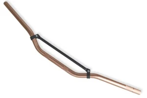 Motorcycle Handlebars Braced for Suzuki Bandit 600 650 1200 1250 Light Gold - Picture 1 of 15