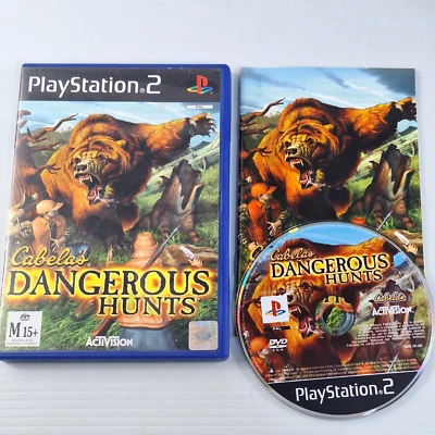 Cabela's Dangerous Hunts -PS2 - PLAYSTATION 2 - COMPLETE - PAL - Image 1 of 2