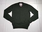 HOWICK SIZE S SMALL MENS DARK GREEN CASMERE BLEND KNIT SWEATER PULLOVER JUMPER 