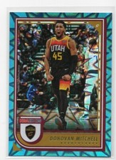 2022-23 Hoops Teal Explosion SP Donovan Mitchell #215 Cavaliers