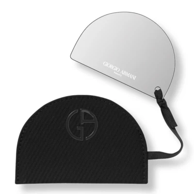 Giorgio Armani Beauty Black Petit Travel Mirror with Case