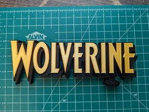 Marvel Wolverine 3D bedrucktes Schild Logo Display Wandregal - Bild 1 von 6