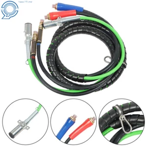 12Ft 3-in-1 Wrap Set Air Line Hose Assemblies For Semi Truck Tractor Traile - Picture 1 of 10