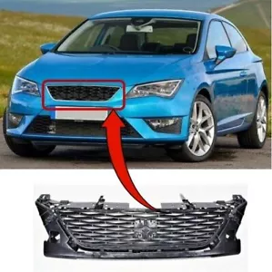 Fits Seat Leon 2013-2016 Front Grille Main Centre Standard Models New - Picture 1 of 8
