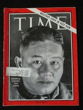 Vintage Time Magazine November 8 1963 General Duong Van Minh cover