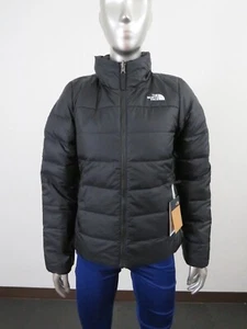 Womens The North Face Minoqua (Flare 2) Puffer Insulated 550-Down Jacket Black - Picture 1 of 16