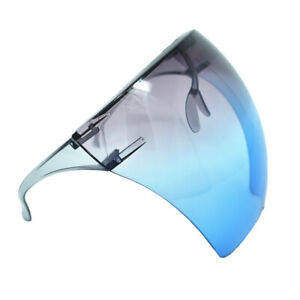 Clear Shield Face Mask Goggles Transparent Reusable Glasses Visor Anti-Fog Lot