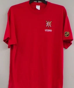 NHL Vegas Golden Knights Secondary Logo Embroidered T-Shirt S-6XL, LT-4XLT New - Picture 1 of 13