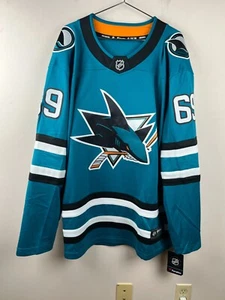 San Jose Sharks Fanatics Breakaway individuelles Trikot Weatherboy #69 türkis 2XL NHL - Bild 1 von 9