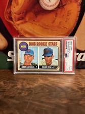 1968 Topps #177 Mets Rookies w/ Nolan Ryan RC PSA 5 LOOKS NICER  Centered Sharp