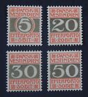 CKStamps: Danish West Indies Stamps Collection Scott#J5-J8 Mint H OG