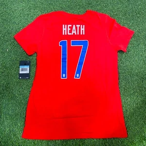 NIKE USA Women's Jersey Heath #17 Tee - Picture 1 of 10