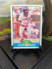 1989 Score Mark McLemore #208 Baseball Card