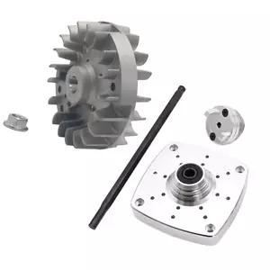 CNC Metal Engine Rota Starter And Flywheel for 1/5 HPI Rovan KM BAJA 5B 5SC Losi - Picture 1 of 9