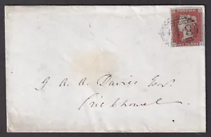 1841 SG8 1d ROTBRAUNE PLATTE 69 ABDECKDECKEL HEU NACH CRICKHOWELL (CI) - Bild 1 von 2