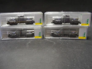 Minitrix 15419 Wagen-Set4 Stück "Schwefelsäure-Kesselwagen" Firma Aretz GmbH - Foto 1 di 9
