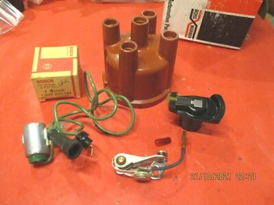 OPEL KADETT,GT1900 1.5L-1.9L 1968 COBRE=TAPA DISTRIBUIDOR Y ROTOR -PUNTOS-ESTADO. Foto 1 de 4