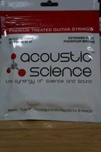 Cuerdas de guitarra acústica de ciencia acústica bronce fósforo 12-52 - Imagen 1 de 1