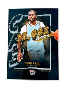 2024 Topps Now CHRIS PAUL #9 NBA Basketball - San Antonio SPURS - Picture 1 of 2
