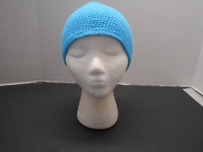 Синий тонкий близко трикотажа зимняя погода наряд тобогган шляпа 19» около 7,5 длиной    - Изображение 1 из 4