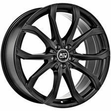 ALLOY WHEEL MSW 48 7.5X17 5X112 ET45 VOLKSWAGEN CADDY MATT BLACK D28