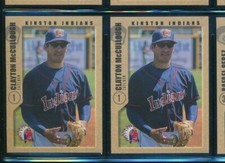 Lot (2) 2005 Grandstand #1 Clayton McCullough Kinston Indians (BY27) SWSW6