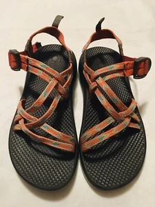 Chaco ZX/1 Sports Sandal - Orange/Turquoise Kids Size 5 Y/Ladies 7 - Picture 1 of 7