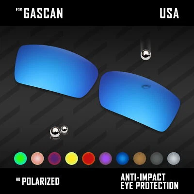 Anti Scratch Polarized Lot Replacement Lenses for-Oakley Gascan OO9014 Options
