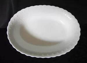 Narumi Japan SILKY WHITE Bone China Vegetable Serving Bowl 10.5" - Picture 1 of 7