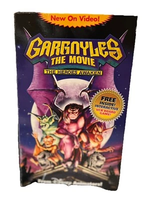 Disney Gargoyles The Movie Heroes Awaken VHS Interactive Game 1994 100% Complete Foto 1 de 4