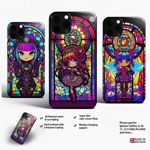 Colourful Doll Anime LOL Iphone 11 12 13 14 Max Pro Mini Phone Case XR 7 8 Plus - Picture 1 of 11