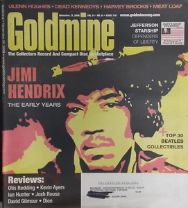 Jimi Hendrix - Goldmine: The Music Collector's Magazine. November 2008 - Bild 1 von 1