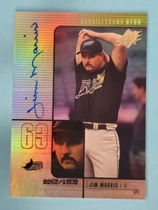 Upper Deck SPx 2000 automático radiocontrol Jim Morris Tampa Bay Devil Rays #105 262/1500 ⚾ - Imagen 1 de 2
