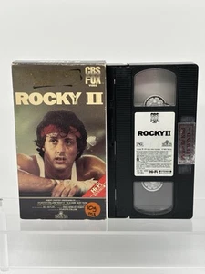 Rocky II 2 VHS Sylvester Stallone CBS Fox 1979 1984 Red Label Tested - Picture 1 of 2