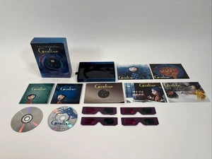 Coraline Limited Edition DVD 2 Disc Geschenkset mit Postkarten Booklet 3D CIB OOP - Bild 1 von 24