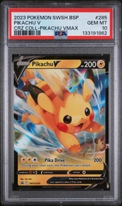 PSA 10 Pikachu #285 Promo BSP Pikachu V SWSH285 CRZ COLL-PIKACHU VMAX ✨🔥🎉 - Bild 1 von 2