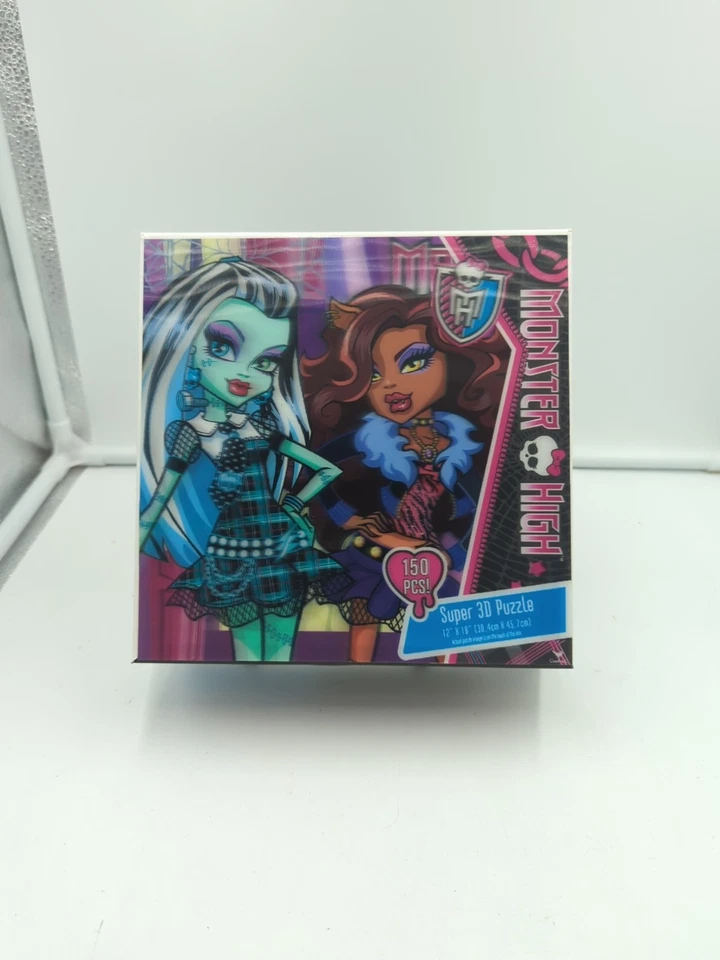 Quebra-cabeça lenticular Monster High Super 3D 150 peças 12 x 18 NOVO LACRADO - Imagem 1 de 2