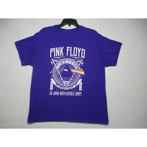 Pink Floyd Blue Vintage Band Graphic Concert Tour Graphic T-shirt Size L - Picture 1 of 7
