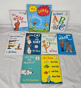 9 Dr. Seuss zufälliges Buch Konvolut Hardcover Bücher Kinder neu und Vintage - GUT - Bild 1 von 3