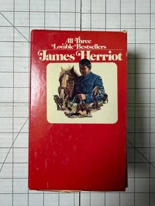 All Three Lovable Bestsellers by James Herriot Bantam Books Box Set Ships Fast - Picture 1 of 4
